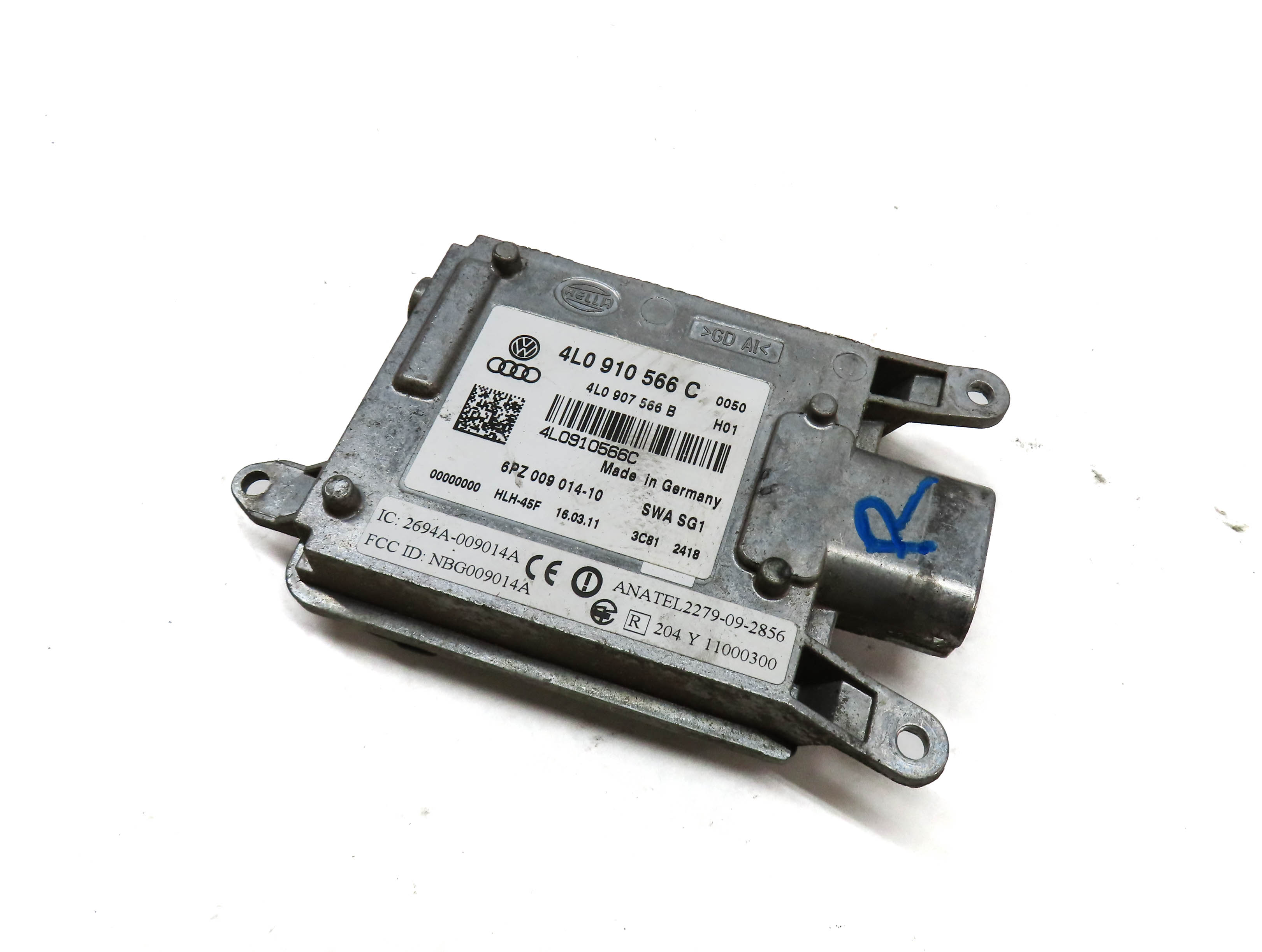 07-12 AUDI A8 S8 Q7 D3 4L RIGHT LANE DEPARTURE BLIND SPOT ALERT MASTER MODULE — exact item pictured